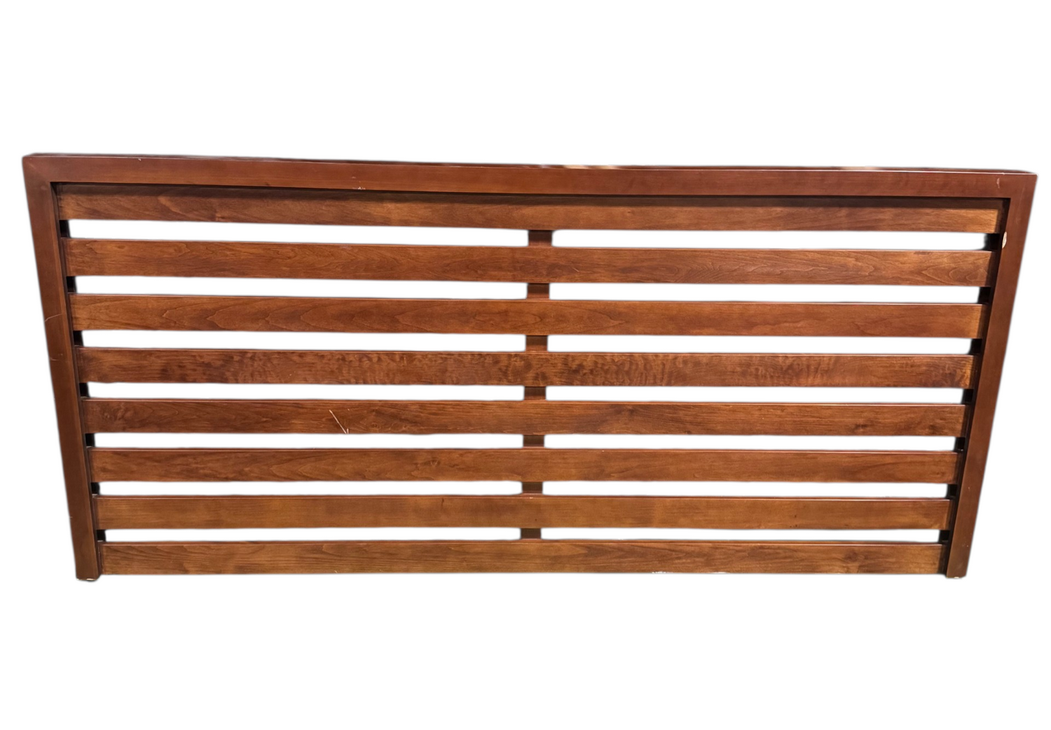 Slatted Wood King Headboard