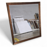 SHL 35.5 x 41.5 bronze framed mirror, used, good condition