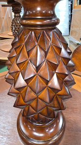 SHL 42 inch round table with pineapple base Decca brand used good condition