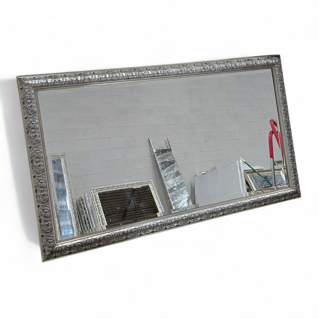 SHL 65 x 38 mirror with antique silver frame used and in good condition