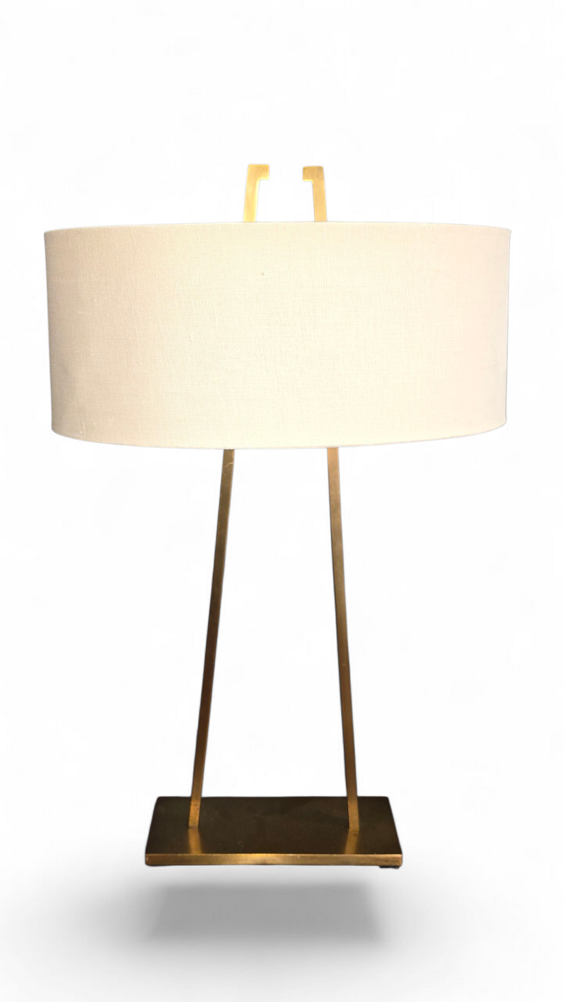 SHL antique brass finish table lamp – used and in good condition