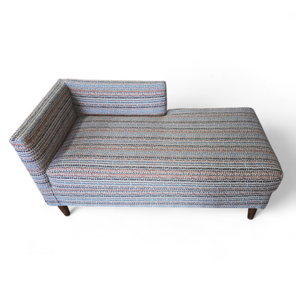 SHL resort-sourced chaise lounge fabric detail, used, very good condition