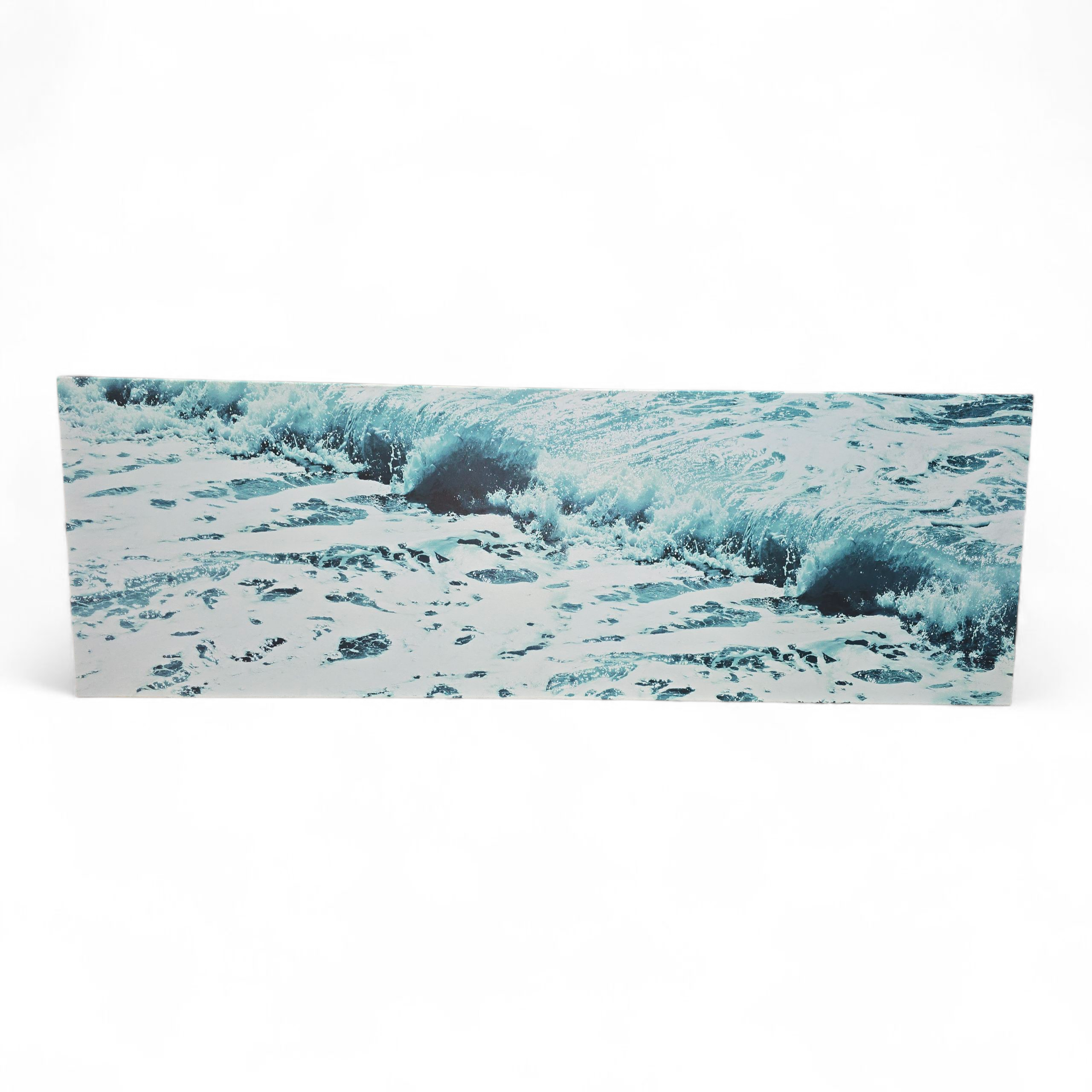 60 x 20 crashing waves canvas print, used and in good condition, SHL