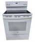 Front view of GE 30-inch electric glass top stove available at SHL in Cartersville GA