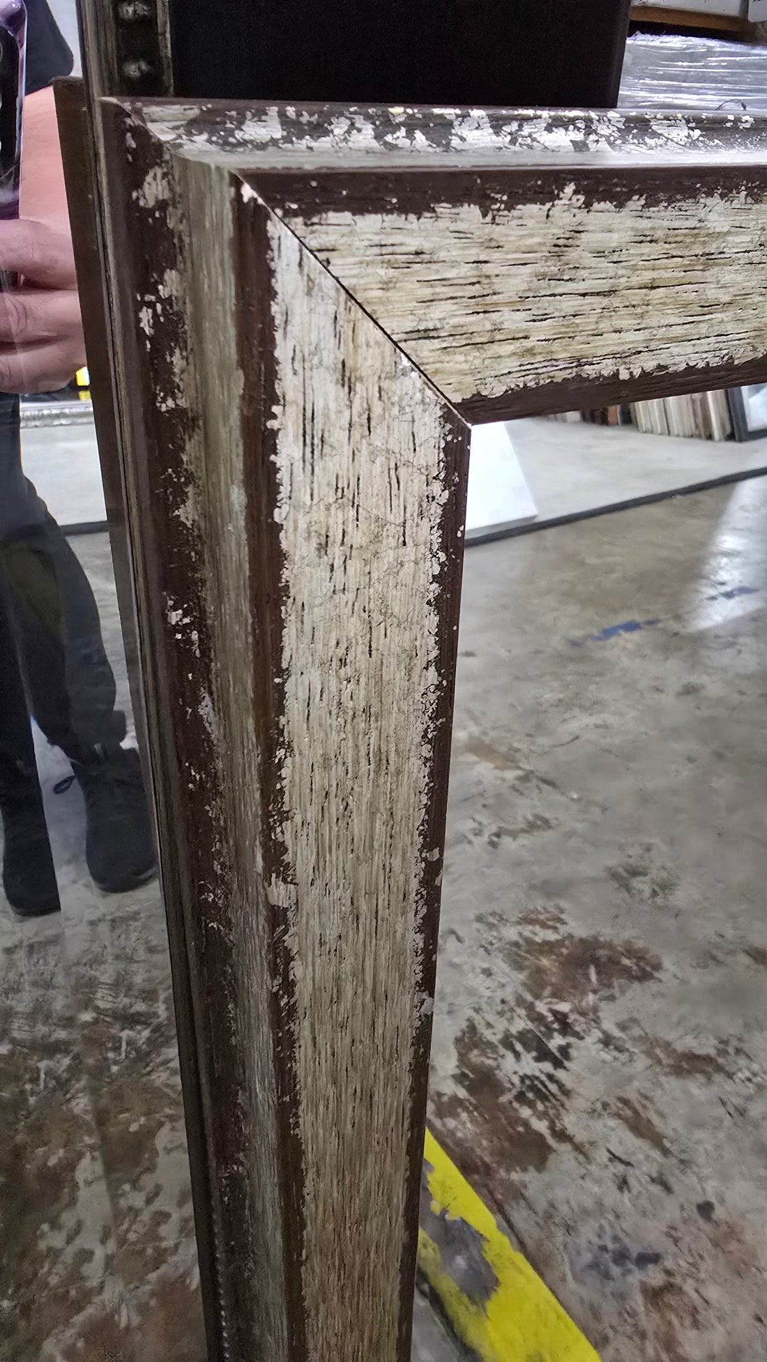 SHL gold frame detail mirror, used, good condition