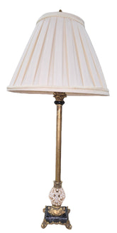 Used gold pineapple accent lamp tropical coastal décor