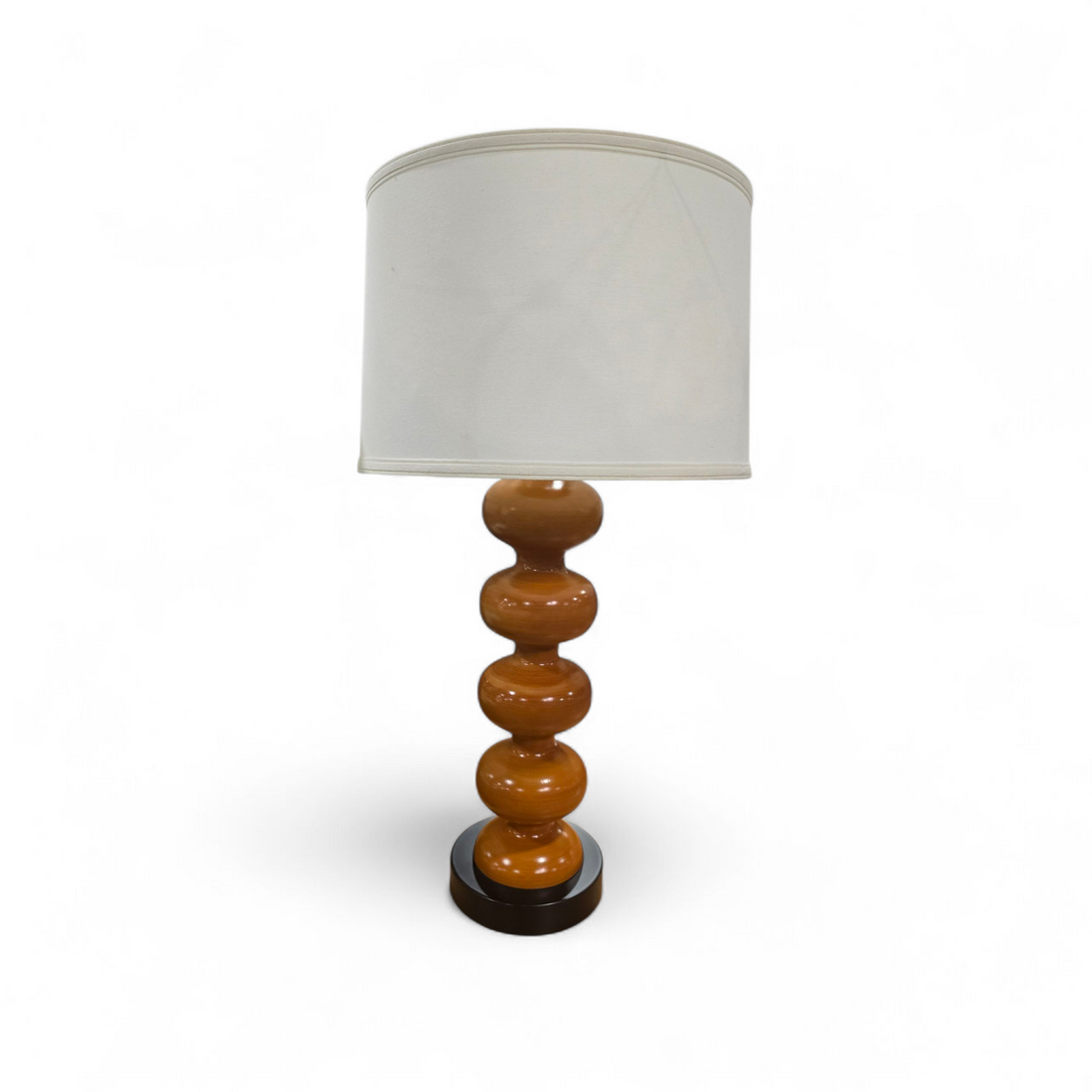 Mid century modern wood bubble lamp – SHL