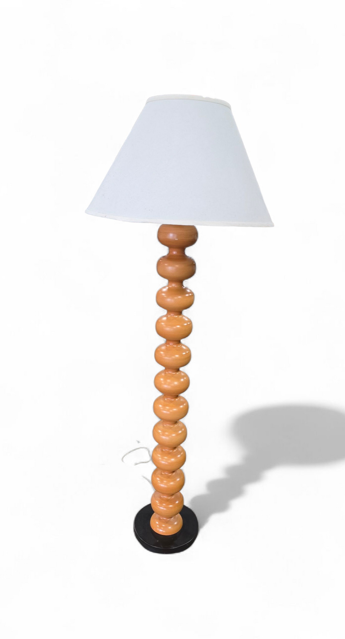 SHL wooden bubble floor lamp used and in good condition