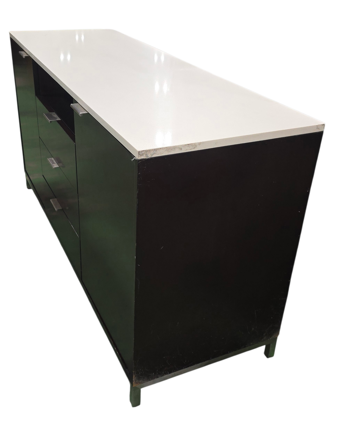 Dark Brown 3-Drawer Dresser- 50" X 19" X 32"