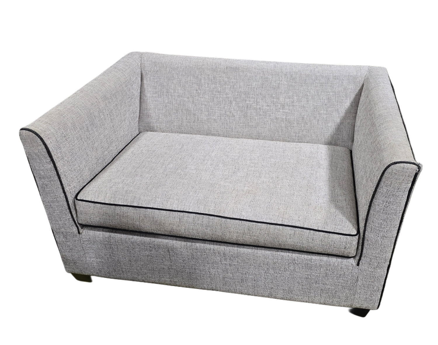Two-seater twin sleeper sofa 50W x 36D with 33 x 72 mattress, available at Southern Hospitality Liquidation Cartersville GA
