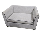 Two-seater twin sleeper sofa 50W x 36D with 33 x 72 mattress, available at Southern Hospitality Liquidation Cartersville GA