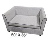 Two-seat twin sleeper sofa with pullout mattress 33 x 72, available from SHL Cartersville GA near Atlanta