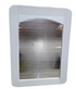 Used 31.5x42 white mirror in coastal farmhouse style – Southern Hospitality Liquidation