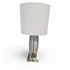 Used blue glass lamp sourced from upscale resort – Southern Hospitality Liquidation