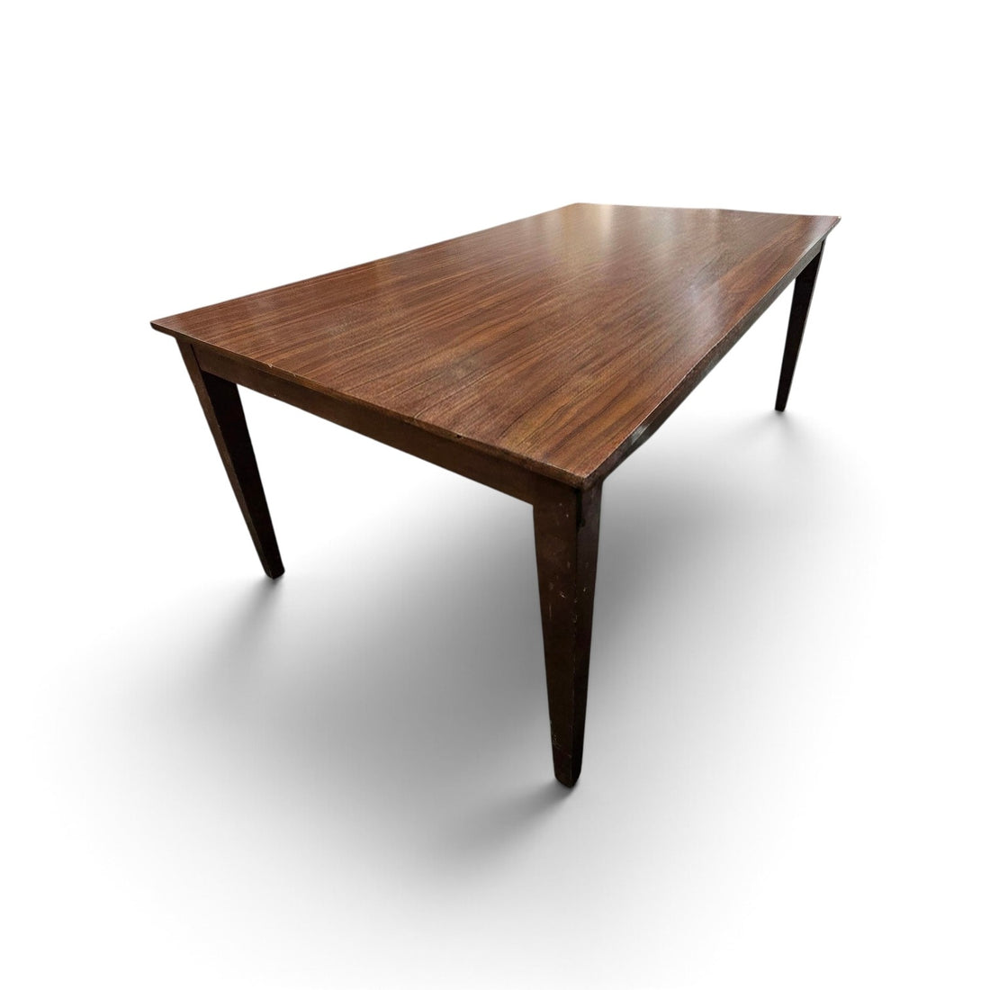 Used SHL rectangular wood dining table measuring 72 x 42 x 30 inches.