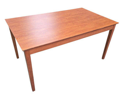 Used commercial 60 x 36 wood laminate dining table from Southern Hospitality Liquidation.