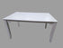 “Resort liquidated white wood dining table, 58 x 36 x 30, from Grand Palms Resort”