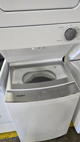 Whirlpool space-saving laundry center, 2022 model, resort sourced