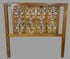 Wooden queen headboard in classic style, 54 by 60 dimensions, available at Southern Hospitality Liquidation